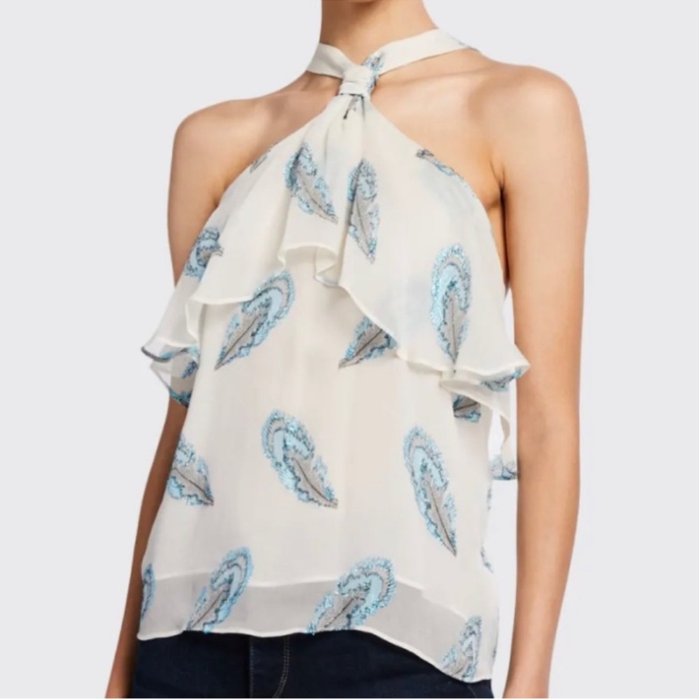 🆕 Ramy Brook | Aviana Silk Halter Top NWT